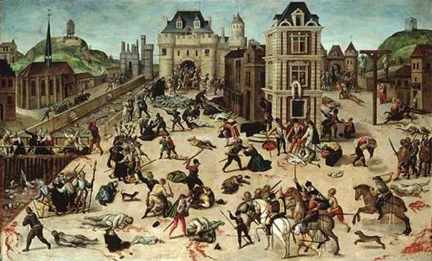 Резня гугенотов в варфоломеевскую ночь