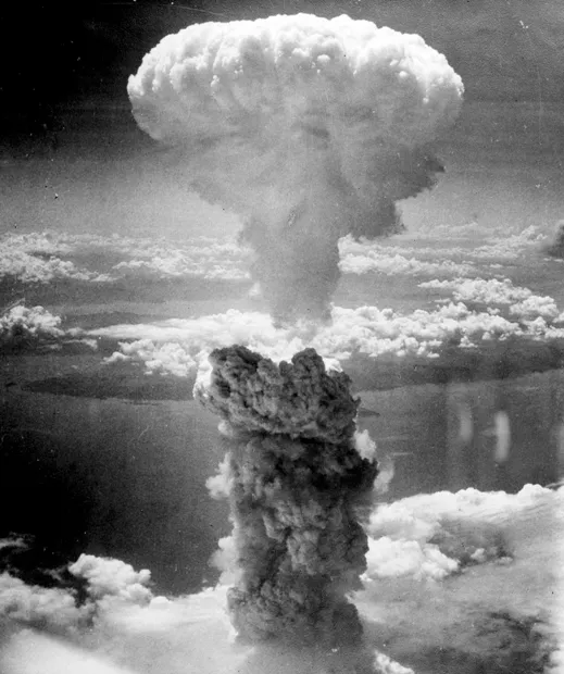 Ядерный взрыв Нагасаки Япония 1945