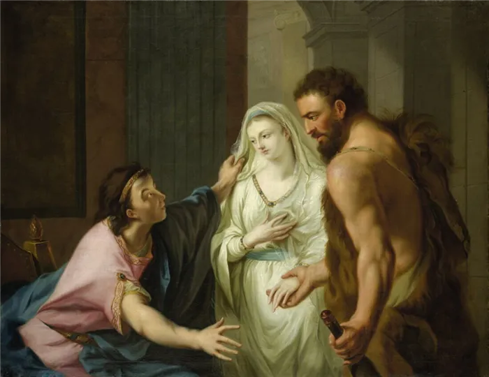 Иоганн Генрих Тишбейн Старший «Геракл возвращает Алкестиду», около 1780 года
