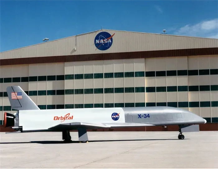 Orbital Sciences Corporation Х-34 — рекорд скорости на самолете. 11 000 километров в час? Засекай! Фото.