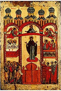 Фили. Церковь Покрова Богородицы, фрагмент иконостаса