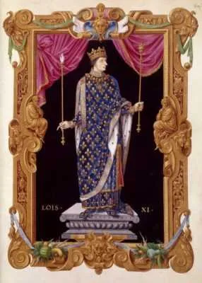 Изображение Людовика XI из книги Жана де Тилле «Короли Франции». Национальная библиотека Франции, Париж.