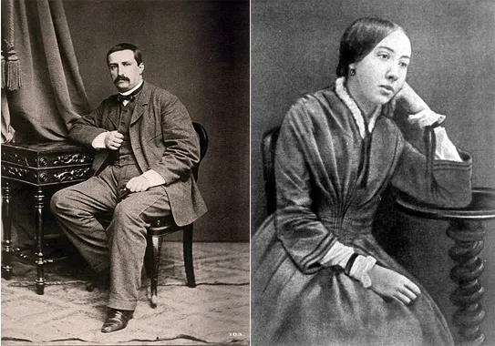 Александр Бородин и жена Екатерина