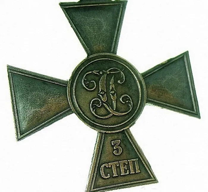 Серебряный Георгиевский крест