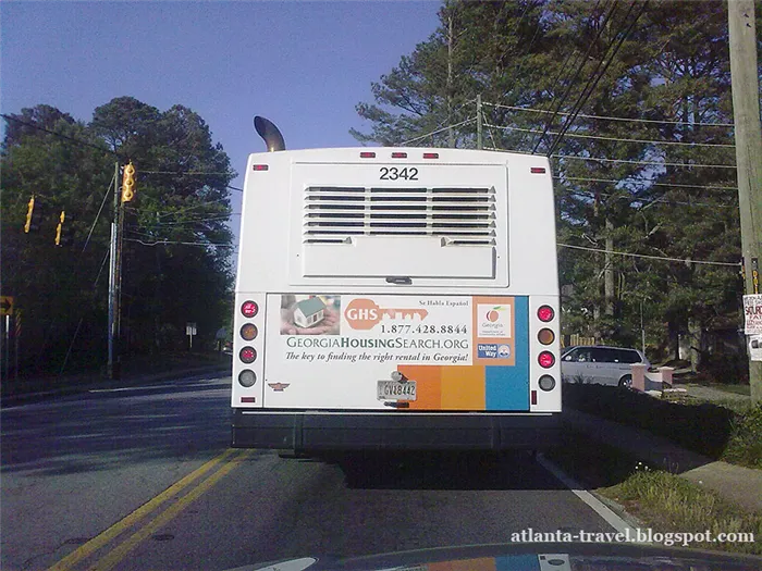 Автобус MARTA в Атланте