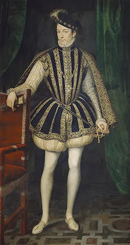 Карл IX, картина Франсуа Клуэ