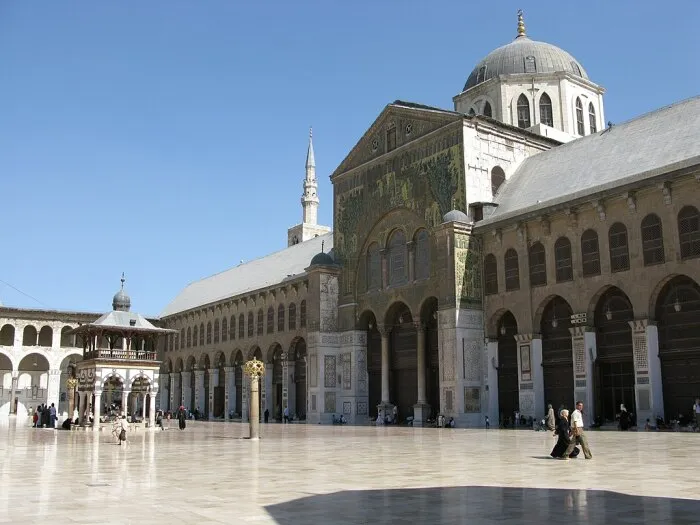Панорамный вид Большой мечети Дамаска. \ Фото: google.com.