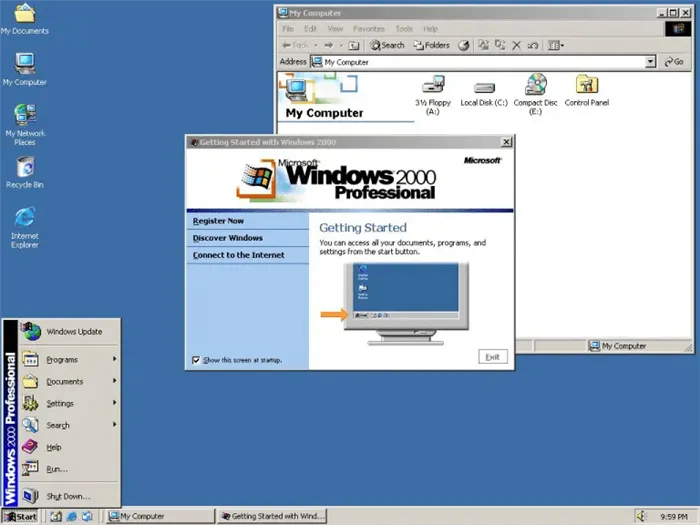 Все версии Windows за всю историю компании Microsoft