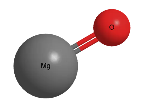 Оксид магния - Трехмерная модель молекулы