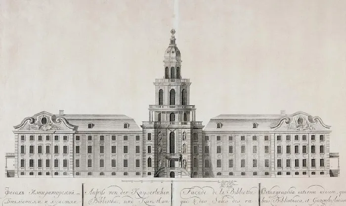 Кунсткамера Санкт-Петербург 18 век