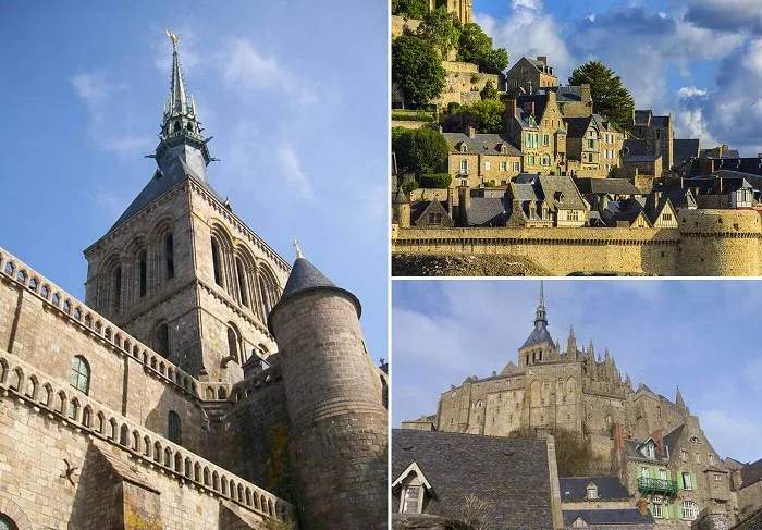 Удивительная архитектура Mont Saint-Michel сохранилась до наших дней.