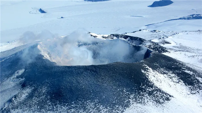Вулкан Эребус, Антарктида