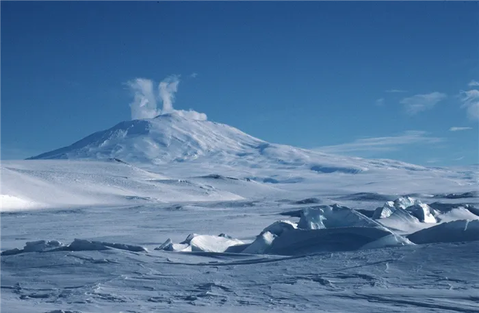 Вулкан горы Эребус, Антарктида