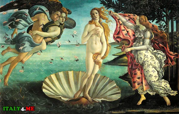 Рождение Венеры галерея Уффици во Флоренции