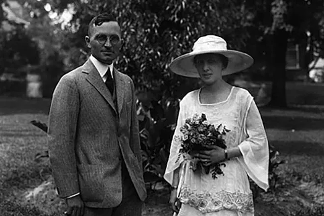 Гарри Трумэн и его жена Элизабет