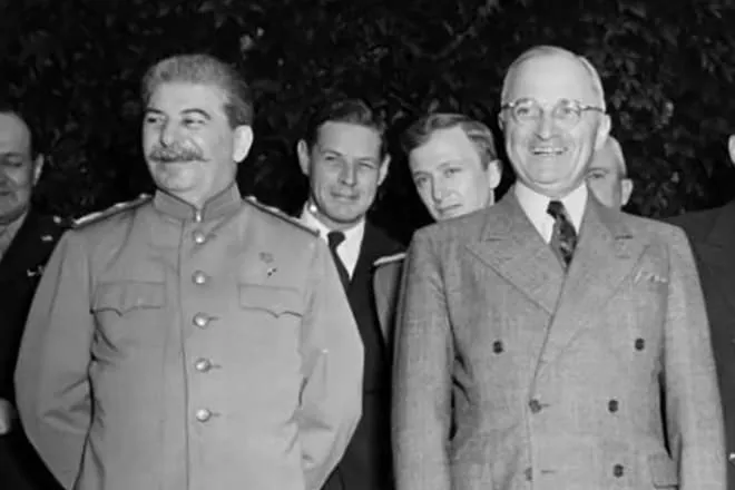 Гарри Трумэн и Иосиф Сталин