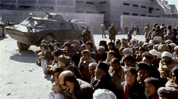 Войска в афганском городе