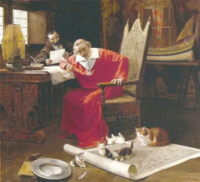 Миледи и кардинал Ришелье