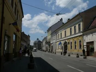 Улица города Клуж-Напока.
