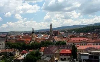 Вид города Клуж-Напока.