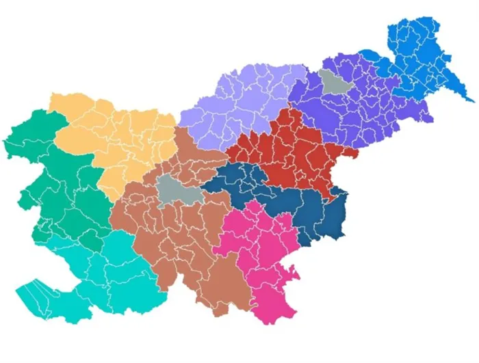 Новые регионы Словении