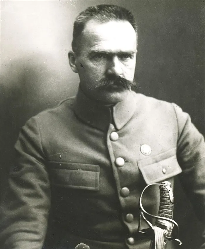 Польский маршал Юзеф Пилсудский