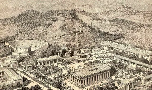 Древняя Олимпия реконструкция