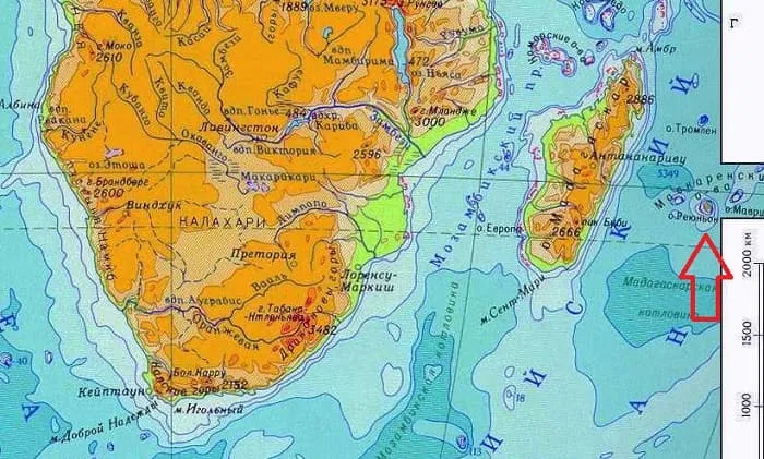 Крайние материковые и островные точки Африки — географические координаты и названия