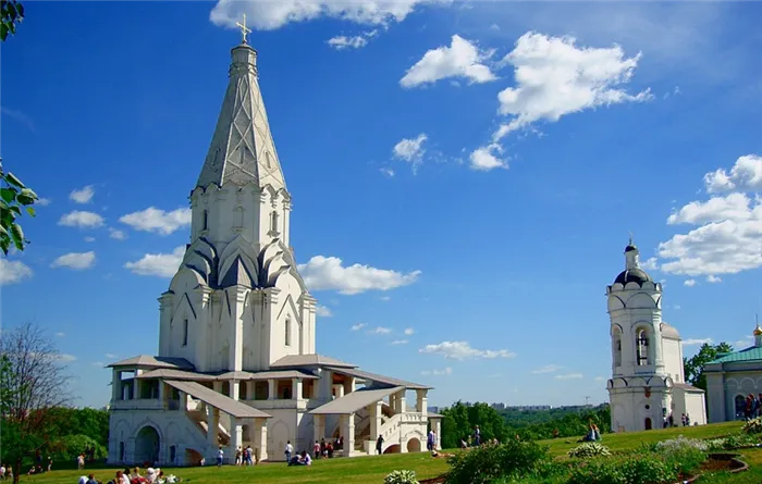 парк Коломенское Церковь Вознесения Господня