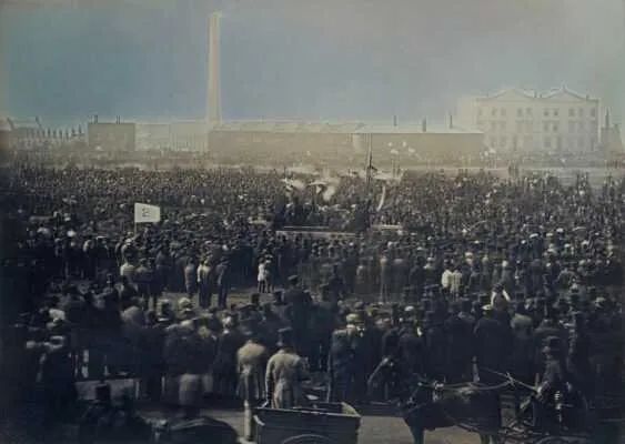 Митинг чартистов в Лондоне в 1848 году