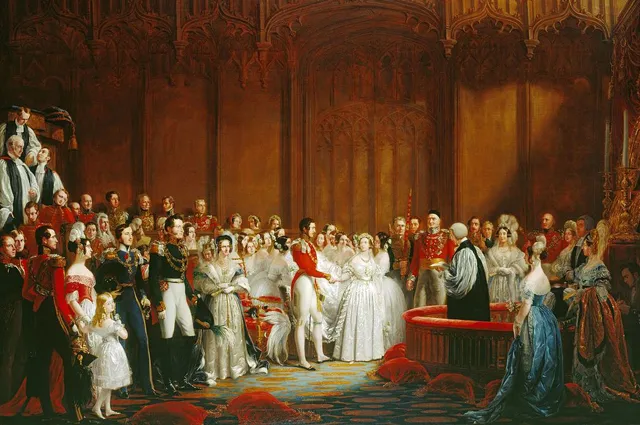Свадьба Виктории и АльбертаКартина кисти Джорджа Хейтера.