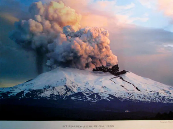 Извержение вулкана Руапеху в 1995 году