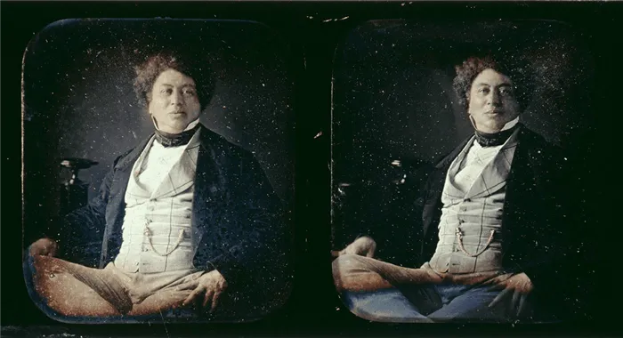 Портрет Александра Дюма по Гуину, 1852 год