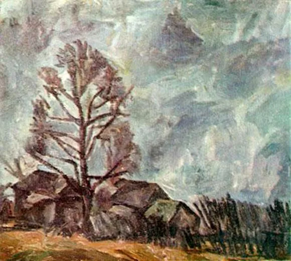 1977-Niconov-It's the bare tree-Никонов-Голое дерево