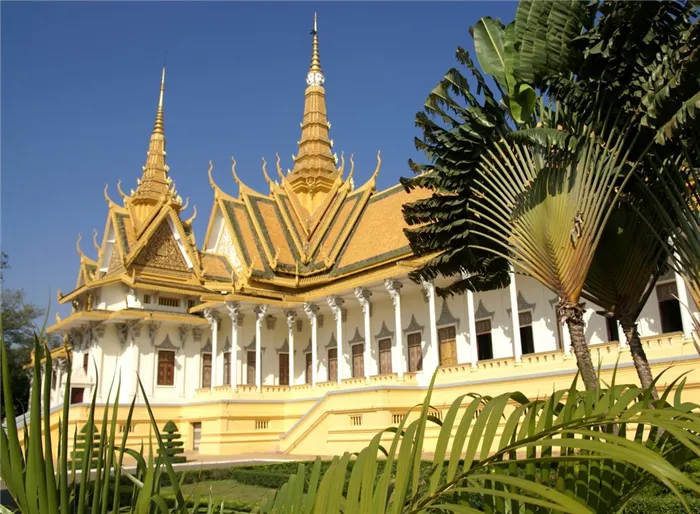 Королевский дворец в Комбоджии