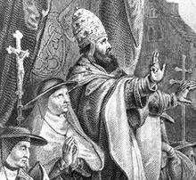 Папа Урбан II проповедует Первый крестовый поход