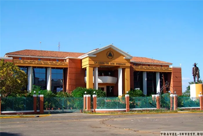 Дом Президента в Манагуа. Никарагуа
