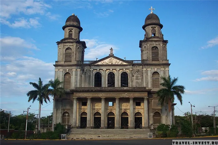 Старый Кафедральный Собор Манагуа. Никарагуа