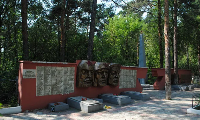 Братское кладбище воинов, умерших в госпиталях